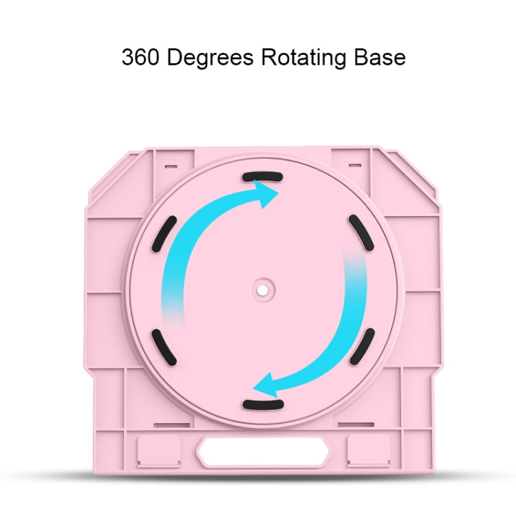 Soporte de refrigeración de diseño hueco multifunción T3 con ángulo ajustable de 10 niveles para portátiles, MacBook, iPad y teléfonos móviles, T3 (Black), T3 (Pink), T3 (Blue), T3 (White)