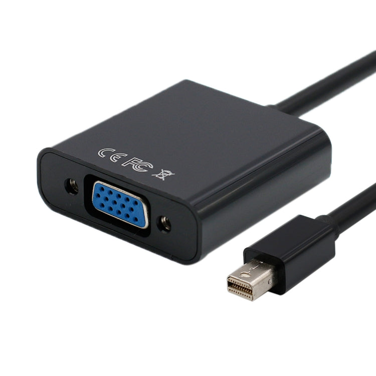 Adaptador de cable Mini DisplayPort a VGA 1080P, Mini DP to VGA (White), Mini DP to VGA (Black)