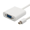 Adaptador de cable Mini DisplayPort a VGA 1080P, Mini DP to VGA (White), Mini DP to VGA (Black)
