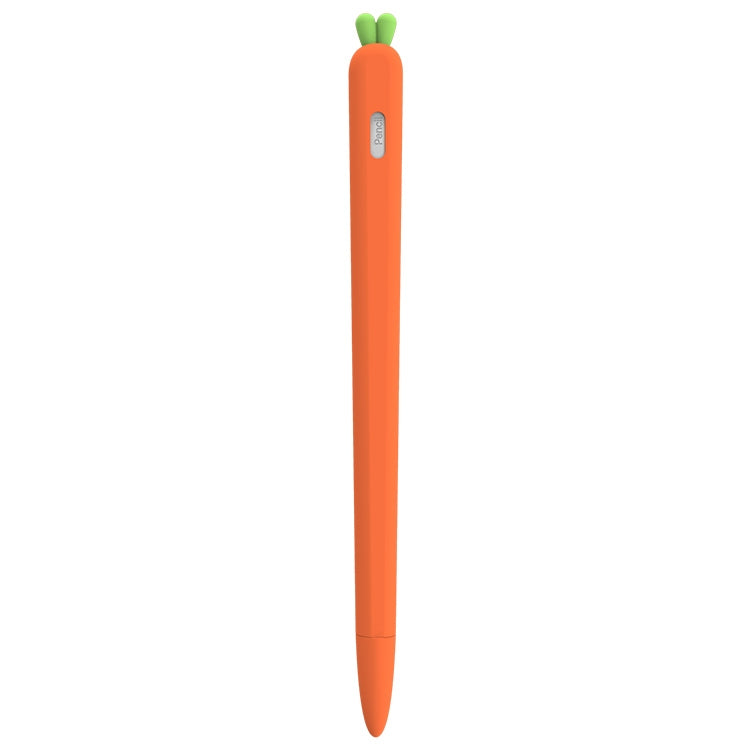 LOVE MEI para Apple Pencil 2 funda protectora de silicona con forma de zanahoria Stylus Pen, For Apple Pencil 2