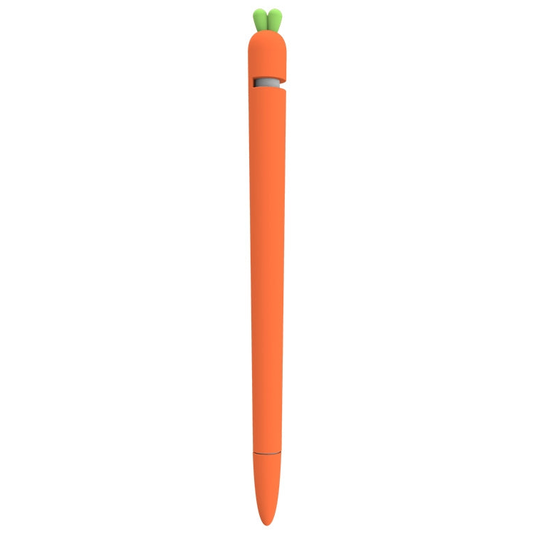LOVE MEI para Apple Pencil 1 funda protectora de silicona con forma de zanahoria Stylus Pen, For Apple Pencil 1