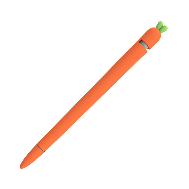 LOVE MEI para Apple Pencil 1 funda protectora de silicona con forma de zanahoria Stylus Pen, For Apple Pencil 1