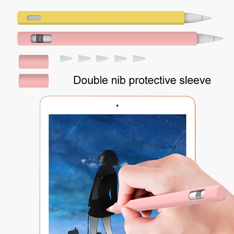 LOVE MEI para Apple Pencil 1 funda protectora de silicona con forma triangular Stylus Pen, For Apple Pencil 1