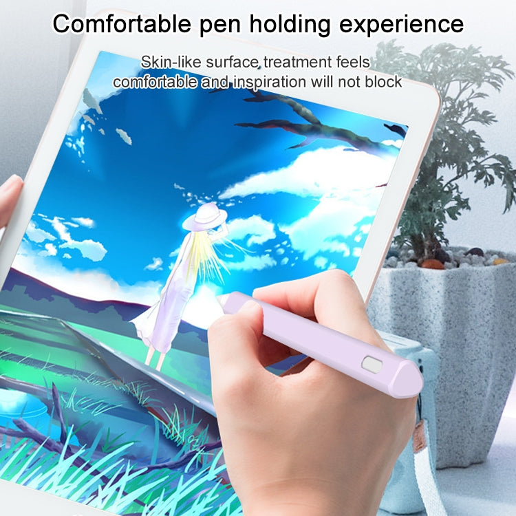 LOVE MEI para Apple Pencil 1 funda protectora de silicona con forma triangular Stylus Pen, For Apple Pencil 1