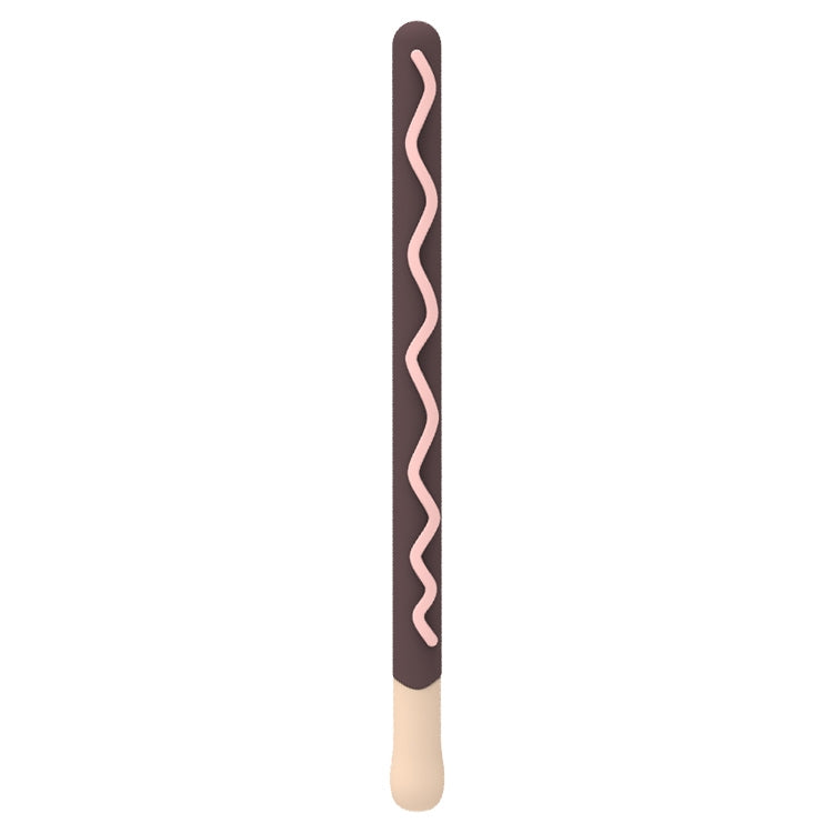 LOVE MEI para Apple Pencil 2 diseño de rayas Stylus Pen funda protectora de silicona, For Apple Pencil 2