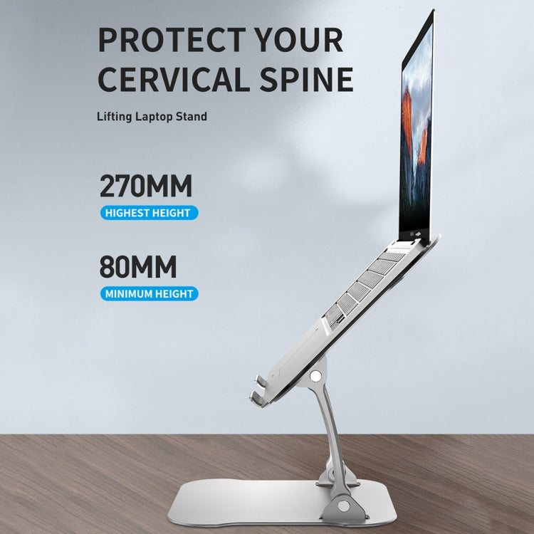 Soporte para portátil ajustable con elevación R-JUST, Laptop Stand
