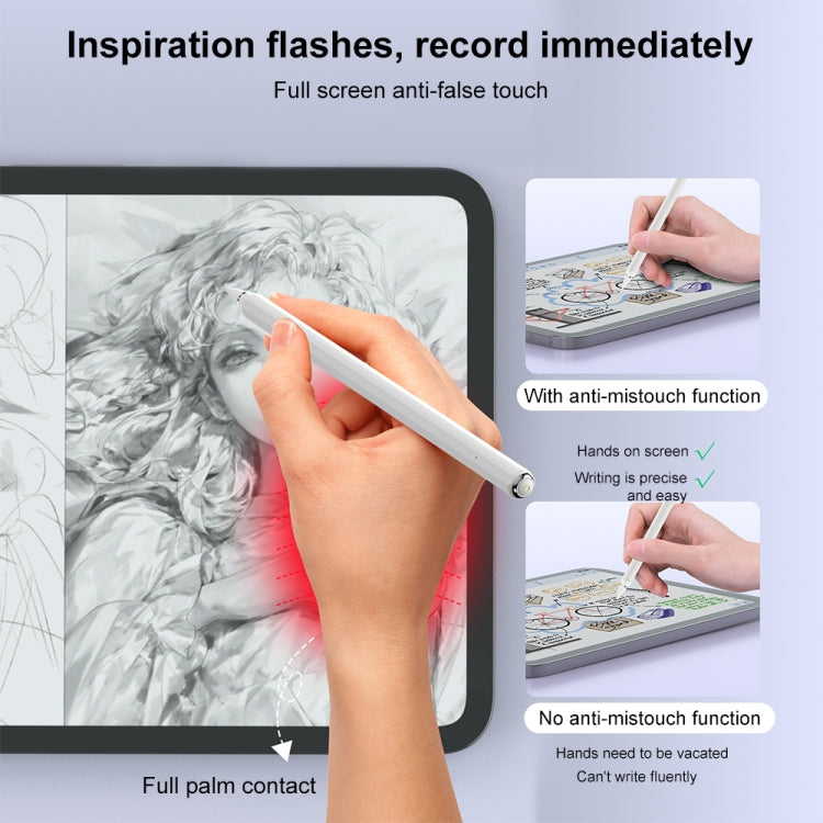 Lápiz óptico capacitivo con sensor de presión de inclinación Mutural P-950B con rechazo de palma para iPad 2018 o posterior, 950B