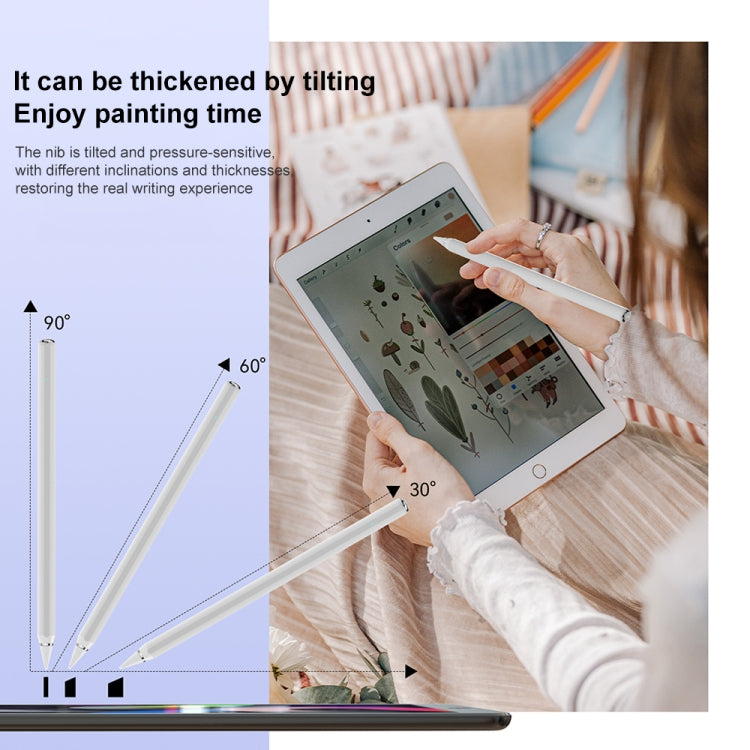 Lápiz óptico capacitivo con sensor de presión de inclinación Mutural P-950B con rechazo de palma para iPad 2018 o posterior, 950B