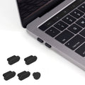 ENKAY Tapones a prueba de polvo 5 en 1 sobre el puerto de carga para MacBook de 12 pulgadas / MacBook Pro 13,3 / 15,4 pulgadas (2016/2017)