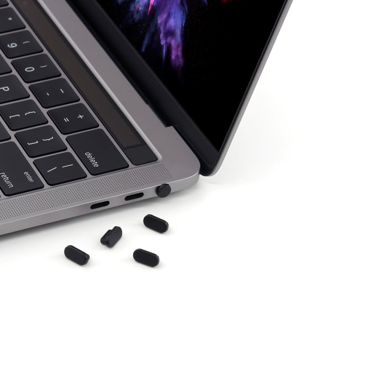 ENKAY Tapones a prueba de polvo 5 en 1 sobre el puerto de carga para MacBook de 12 pulgadas / MacBook Pro 13,3 / 15,4 pulgadas (2016/2017)