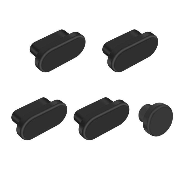 ENKAY Tapones a prueba de polvo 5 en 1 sobre el puerto de carga para MacBook de 12 pulgadas / MacBook Pro 13,3 / 15,4 pulgadas (2016/2017)