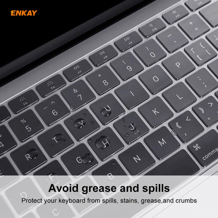 ENKAY Funda protectora de teclado de TPU para MacBook Air de 13,3 pulgadas A1932 (2018), versión UE, For MacBook Air 13.3 inch A1932 (2018)