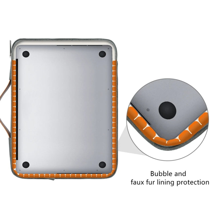 Para bolsa de mano impermeable con cremallera para computadora portátil de 16 pulgadas, For 16 inch