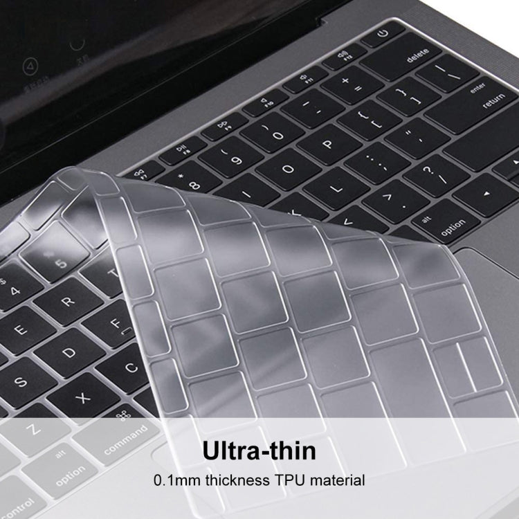 ENKAY Funda protectora de teclado de TPU para MacBook Pro con barra táctil de 13,3 pulgadas (A1706/A1989/A2159) /15,4 pulgadas (A1707/A1990) Versión europea, For 2016 MacBook Pro