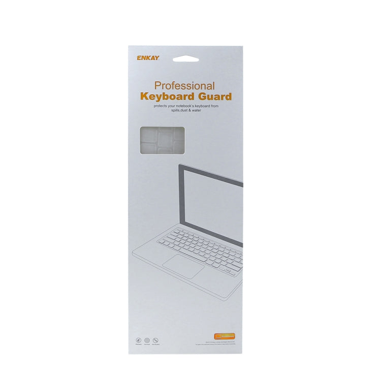 ENKAY Funda protectora de teclado de TPU para MacBook Pro con barra táctil de 13,3 pulgadas (A1706/A1989/A2159) /15,4 pulgadas (A1707/A1990) Versión europea, For 2016 MacBook Pro