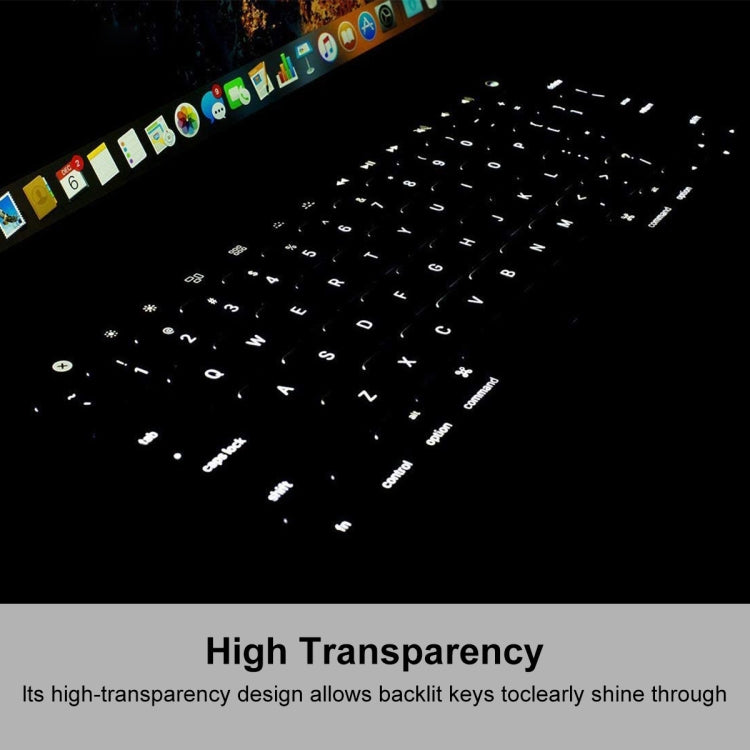 ENKAY Funda protectora de teclado de TPU para MacBook 2015 de 12 pulgadas (A1534) / MacBook Pro de 13,3 pulgadas sin barra táctil (A1708), versión europea, EU Version