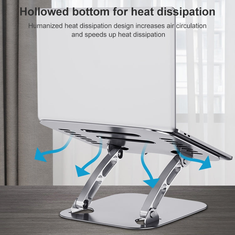 R-JUST HZ08 Soporte ajustable para computadora portátil con elevación de dos orificios, HZ08