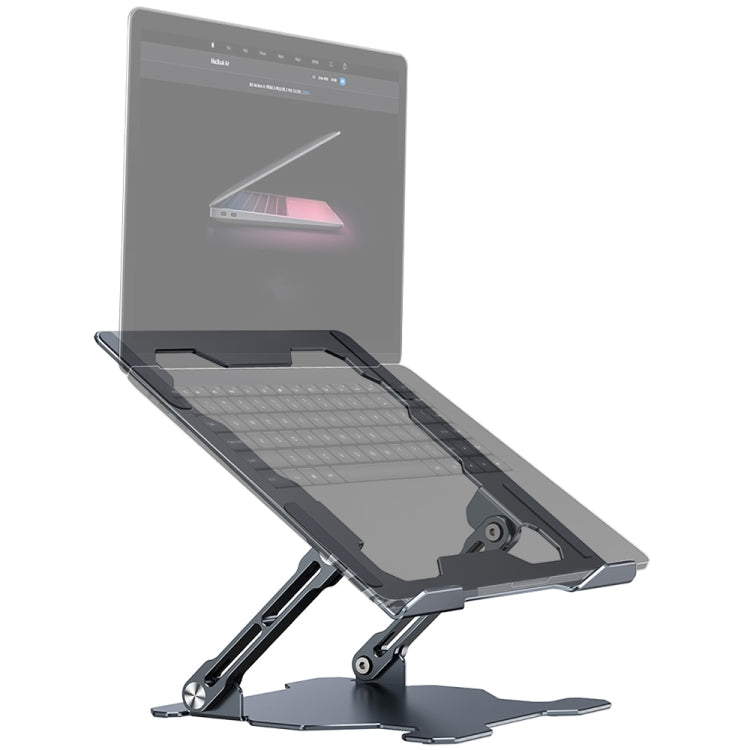 Soporte para portátil ajustable con elevación mecánica R-JUST HZ09, HZ09 Grey, HZ09 Silver