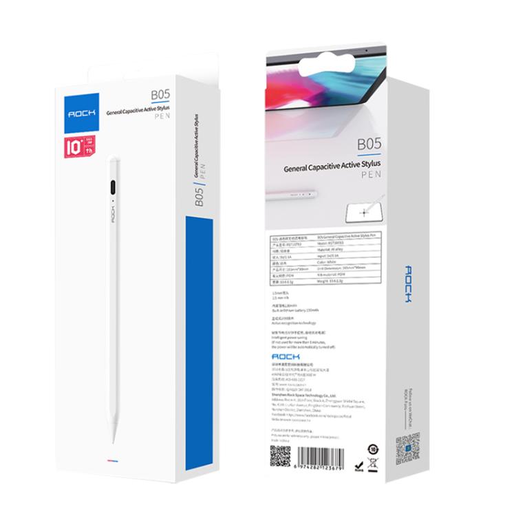 Lápiz capacitivo magnético activo reemplazable ROCK B03 para iPad 2018 o superior