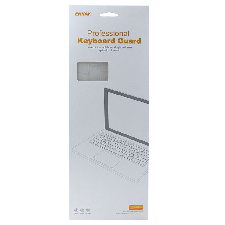 ENKAY Hat-Prince 2 en 1 Funda protectora de plástico rígido esmerilado + Funda protectora de teclado de TPU ultrafina versión europea para MacBook Pro 2016 de 15,4 pulgadas con barra táctil (A1707), 15.4 inch with Touch Bar Europe Version