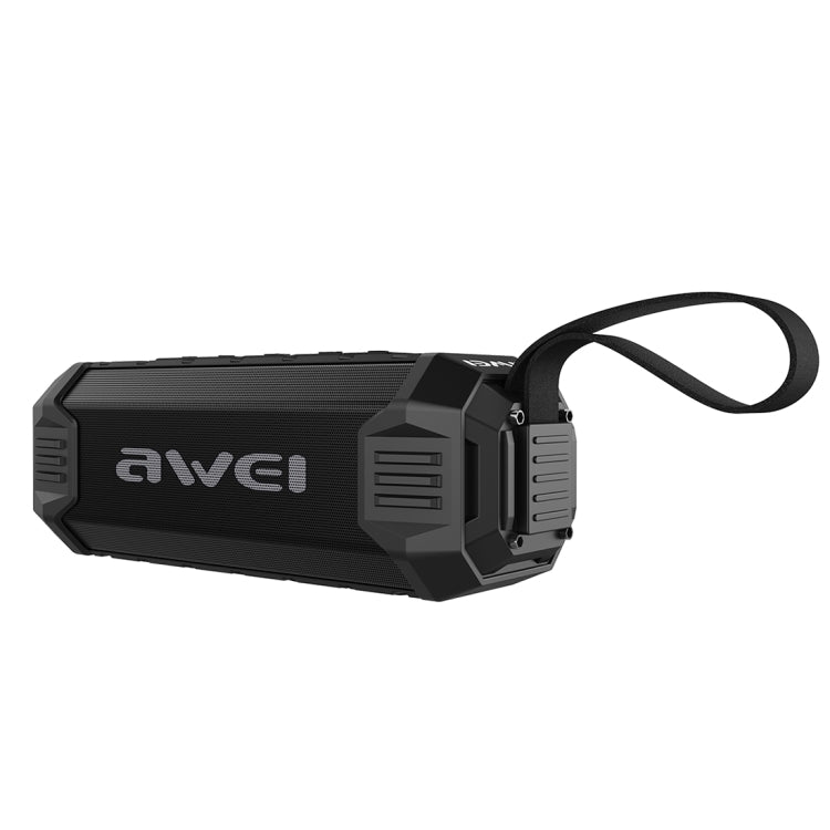 Wei Y280 IPX4 Altavoz Bluetooth Power Bank con graves mejorados, micrófono incorporado, compatible con tarjeta FM/USB/TF/AUX, Y280