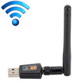 Adaptador USB WIFI de banda dual de CA de 600 Mbps, 2,4 GHz + 5 Hz con antena