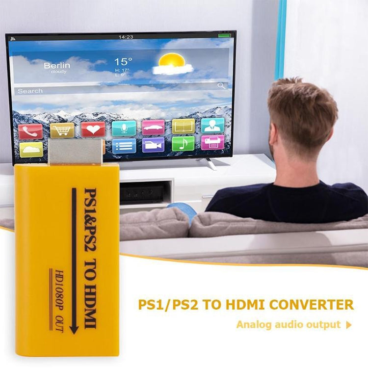 Salida PS1/PS2 a HDMI HD 1080P