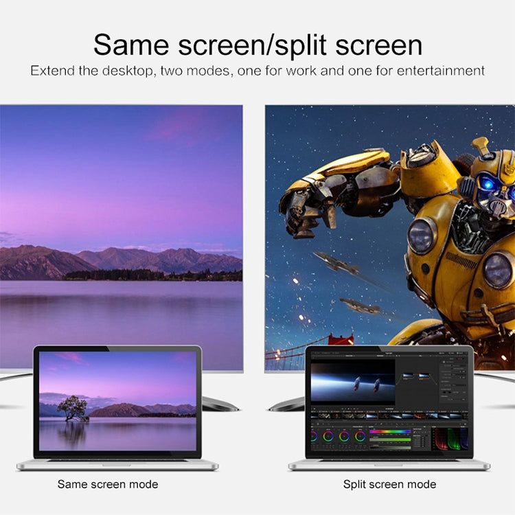 Convertidor USB-C / Tipo-C a HDMI /VGA /USB 3.0 /PD