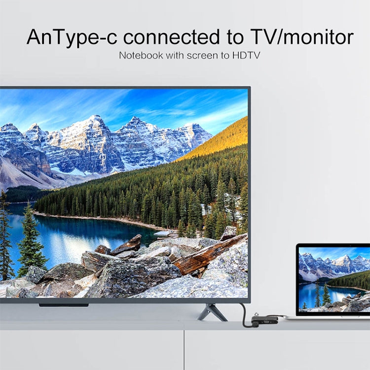 Convertidor USB-C / Tipo-C a HDMI /VGA /USB 3.0 /PD