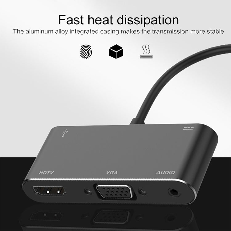 Convertidor USB-C / Tipo-C a HDMI /VGA /USB 3.0 /PD