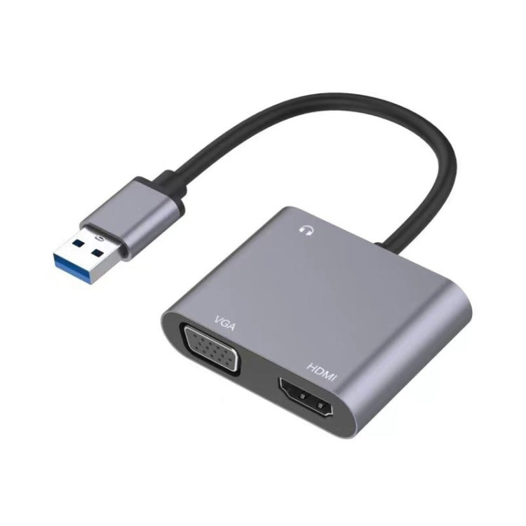 Convertidor USB-C/Tipo-C 3.0 a HDMI/VGA