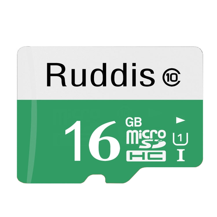Tarjeta de memoria Ruddis de 16 GB de alta velocidad Clase 10 TF/Micro SDXC UHS-1(U1), 16GB