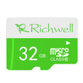 Tarjeta de memoria Richwell Micro SD (TF) de alta velocidad de 32 GB Clase 10, 32GB
