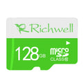 Tarjeta de memoria Richwell Micro SD (TF) de alta velocidad de 128 GB Clase 10, 128GB