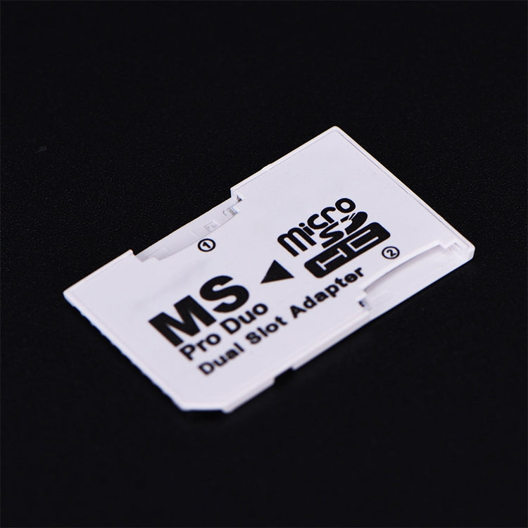Adaptador CR-5400 Micro SDHC(TF) de doble ranura a MS PRO Duo, capacidad total admitida: 64 GB, CR-5400