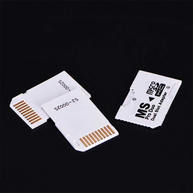 Adaptador CR-5400 Micro SDHC(TF) de doble ranura a MS PRO Duo, capacidad total admitida: 64 GB, CR-5400