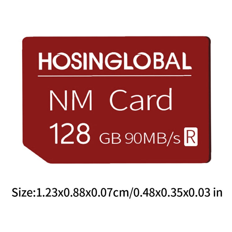 Tarjeta HOSINGLOBAL 90MB/s 128GB NM, 128GB