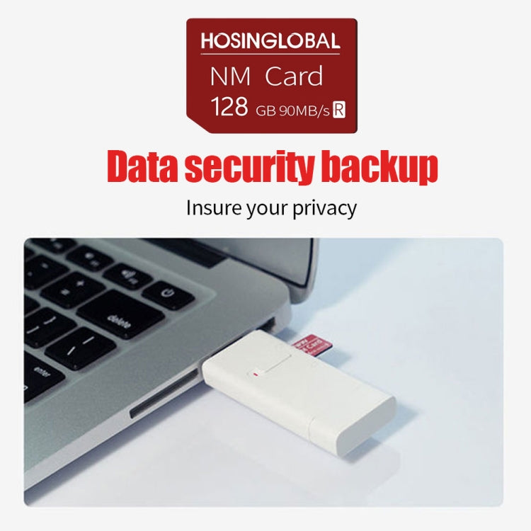 Tarjeta HOSINGLOBAL 90MB/s 128GB NM, 128GB