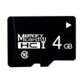 Tarjeta de memoria TF (Micro SD) negra Clase 10 de alta velocidad de 4 GB, 4GB