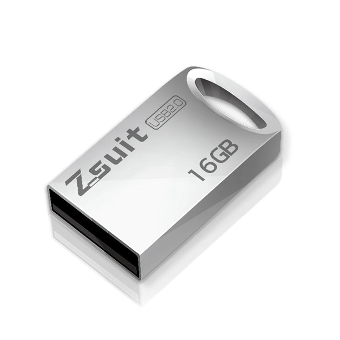 Zsuit 16GB USB 2.0 Mini disco flash USB con forma de anillo de metal, 16GB USB 2.0