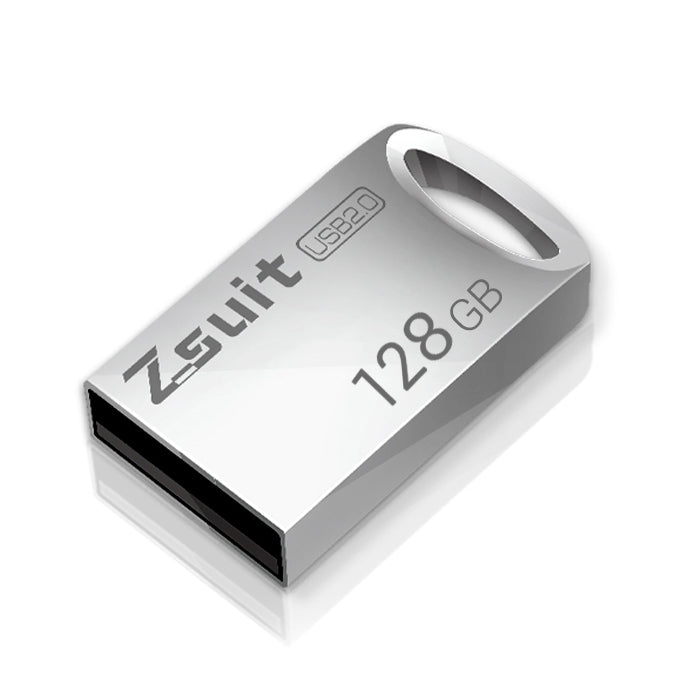 Zsuit 128GB USB 2.0 Mini disco flash USB con forma de anillo de metal, 128GB USB 2.0