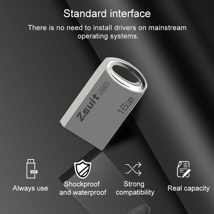 Zsuit 64GB USB 3.0 Mini disco flash USB con forma de anillo de metal, 64GB USB 3.0