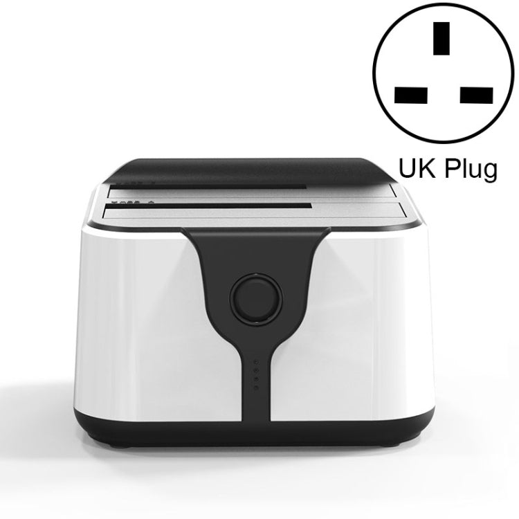Base para disco duro Blueendless de 2,5/3,5 pulgadas SATA USB 3.0 de 2 bahías