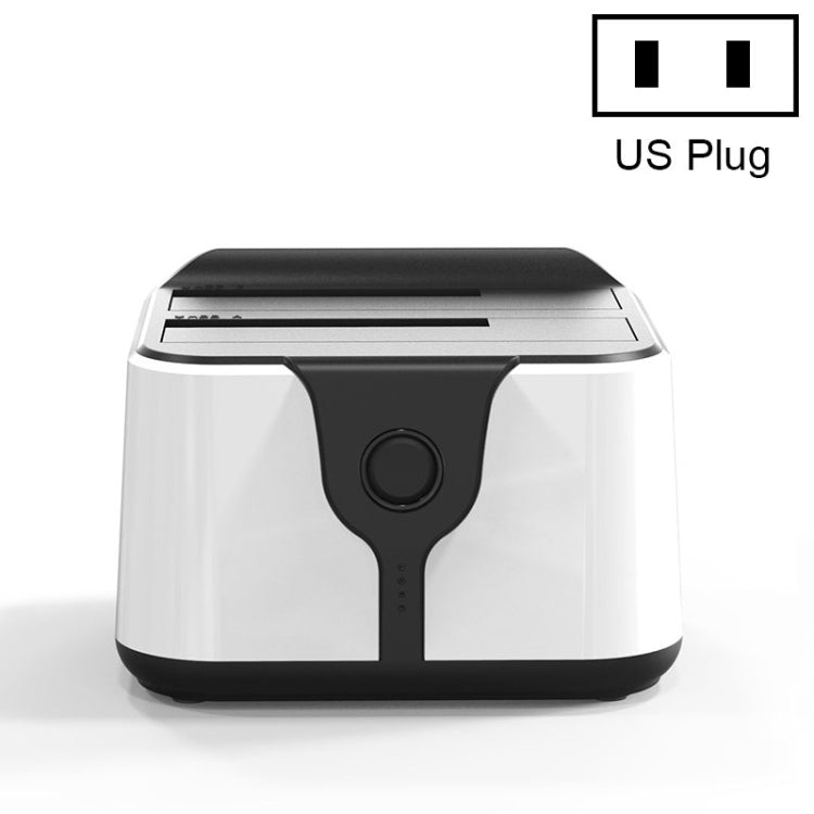 Base para disco duro Blueendless de 2,5/3,5 pulgadas SATA USB 3.0 de 2 bahías