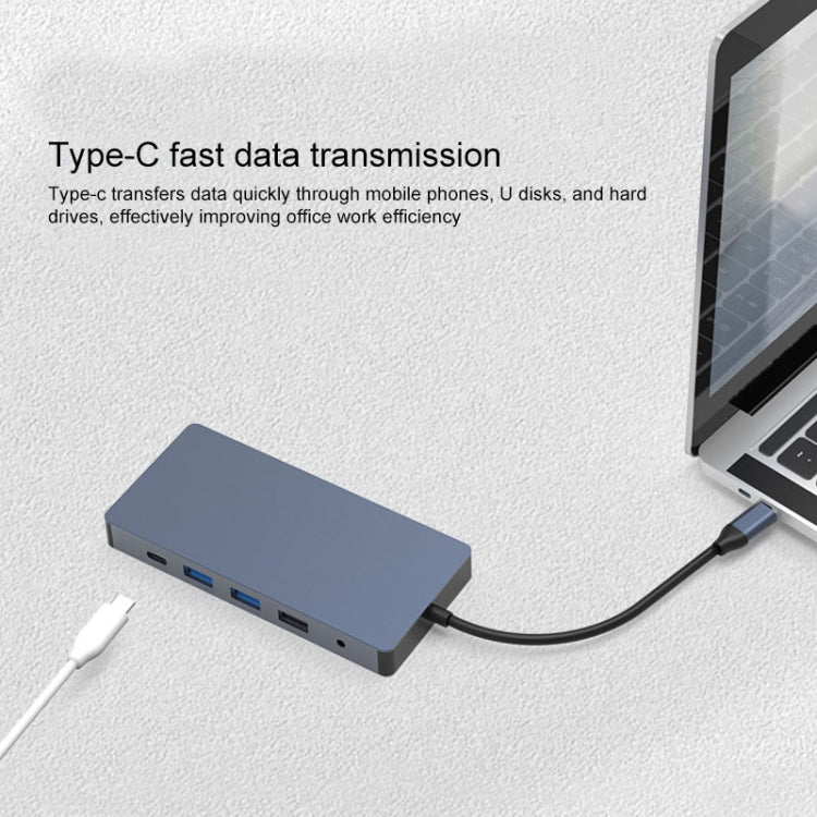 Base de expansión HUB multifunción tipo C / USB-C Blueendless 12 en 1, 12 In 1