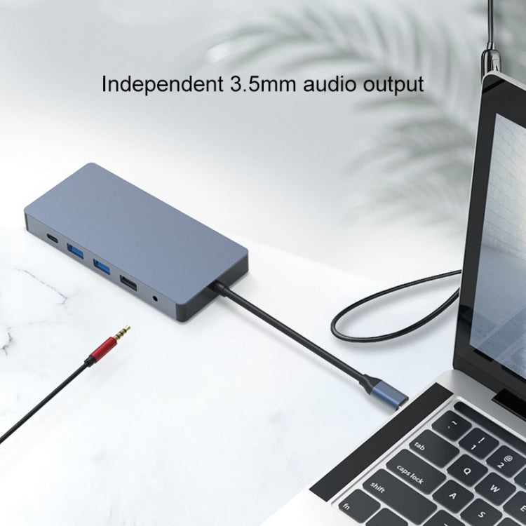 Base de expansión HUB multifunción tipo C / USB-C Blueendless 12 en 1, 12 In 1