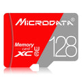 Tarjeta de Memoria MICRODATA 128GB Class10 Roja y Gris TF(Micro SD), 128GB