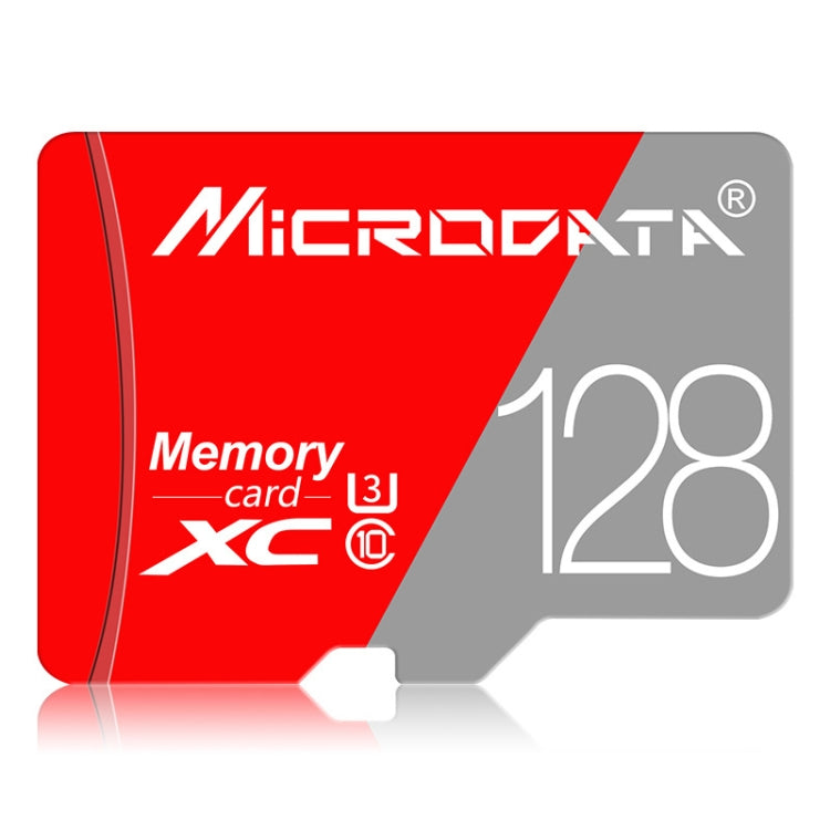 Tarjeta de Memoria MICRODATA 128GB Class10 Roja y Gris TF(Micro SD), 128GB