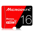 Tarjeta de memoria MICRODATA 16GB de alta velocidad U1 roja y negra TF (Micro SD), 16GB