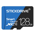 Tarjeta de memoria STICKDRIVE 128GB U3 de alta velocidad azul y negra TF (Micro SD), 128GB